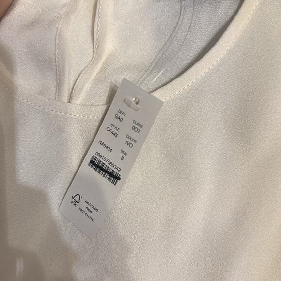 J.Crew Size 8 Shirred-waist top in viscose crepe Size 8 CF445 - Picture 4 of 5